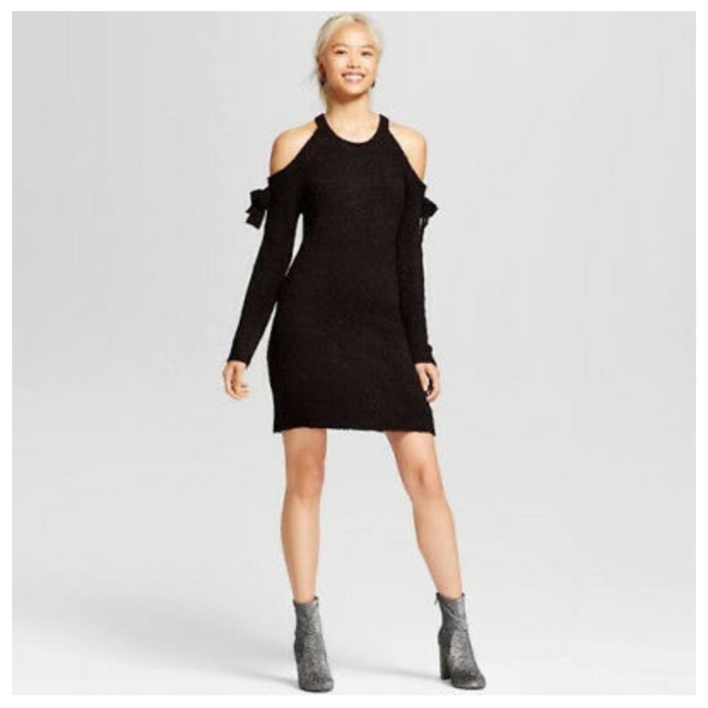 Xhilaration black sweater dress